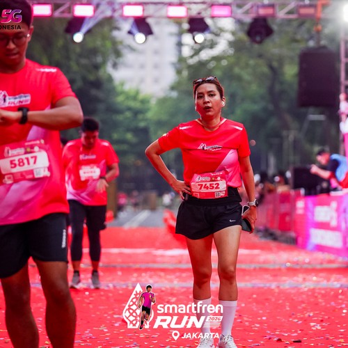Race photo from SMARTFREN RUN 2026