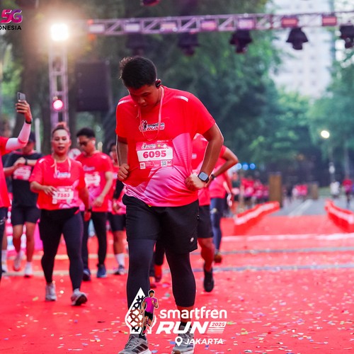 Race photo from SMARTFREN RUN 2026