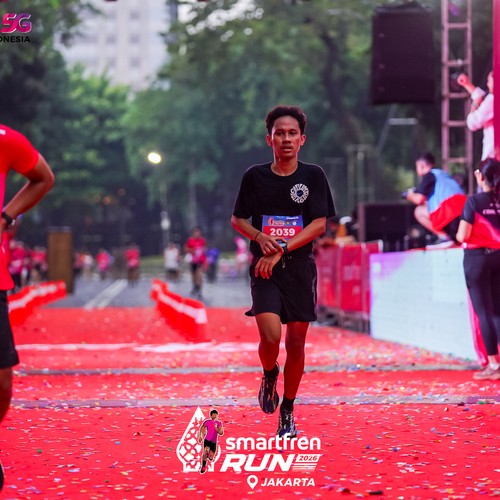 Race photo from SMARTFREN RUN 2026