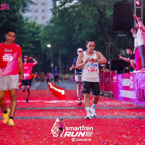 Race photo from SMARTFREN RUN 2026