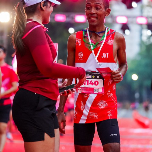 Race photo from SMARTFREN RUN 2026
