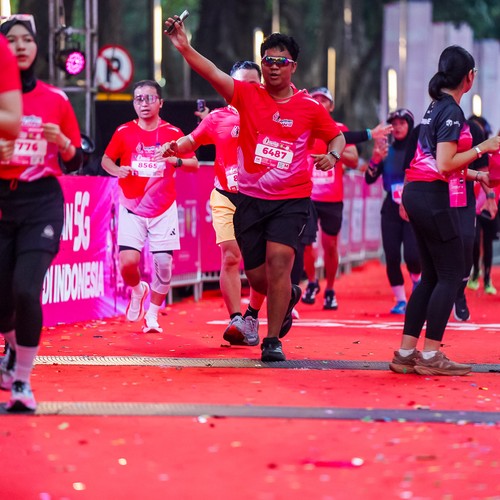 Race photo from SMARTFREN RUN 2026