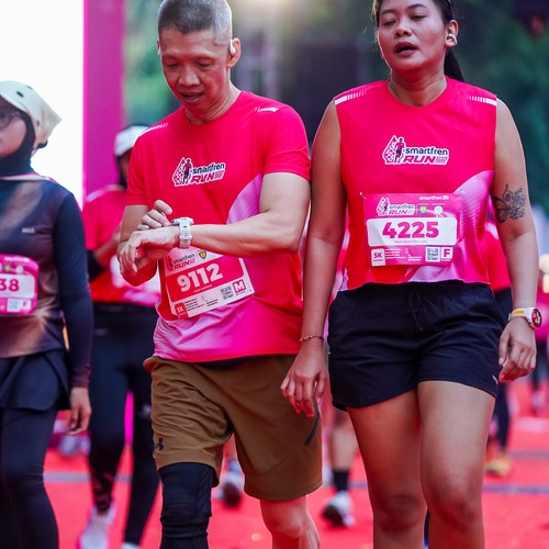 Race photo from SMARTFREN RUN 2026