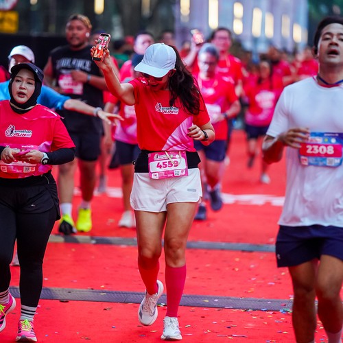 Race photo from SMARTFREN RUN 2026