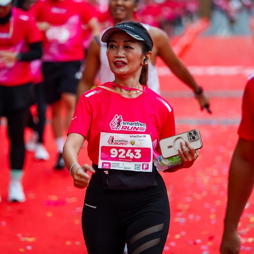 Race photo from SMARTFREN RUN 2026