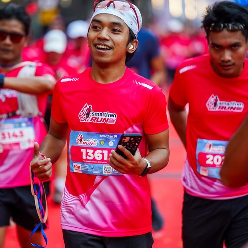 Race photo from SMARTFREN RUN 2026
