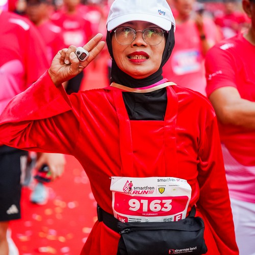 Race photo from SMARTFREN RUN 2026