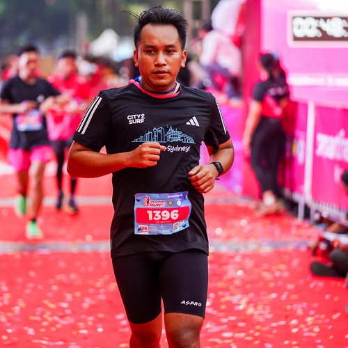 Race photo from SMARTFREN RUN 2026