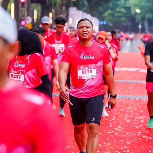 Race photo from SMARTFREN RUN 2026