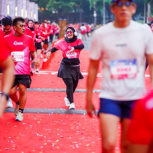 Race photo from SMARTFREN RUN 2026