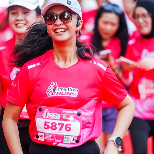 Race photo from SMARTFREN RUN 2026