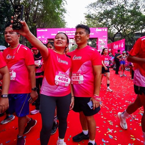 Race photo from SMARTFREN RUN 2026