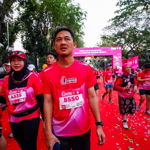 Race photo from SMARTFREN RUN 2026
