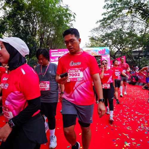 Race photo from SMARTFREN RUN 2026