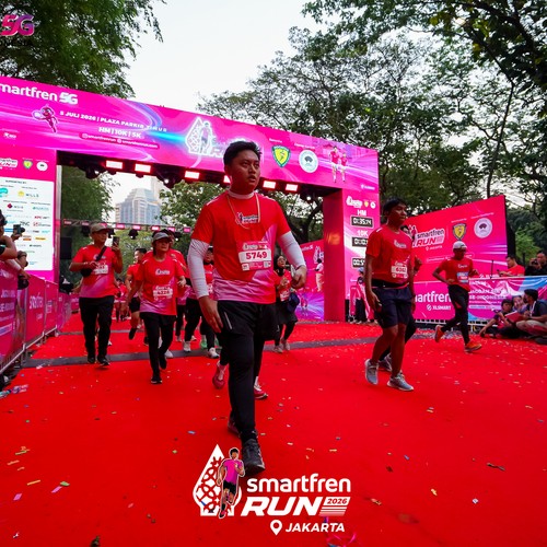 Race photo from SMARTFREN RUN 2026