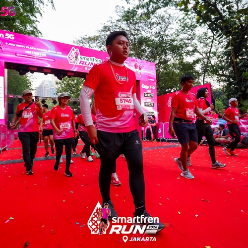 Race photo from SMARTFREN RUN 2026