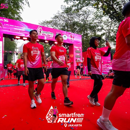 Race photo from SMARTFREN RUN 2026