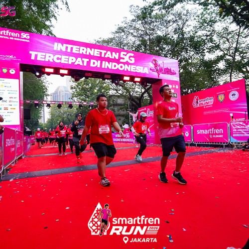 Race photo from SMARTFREN RUN 2026