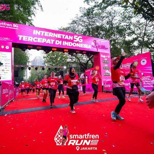Race photo from SMARTFREN RUN 2026
