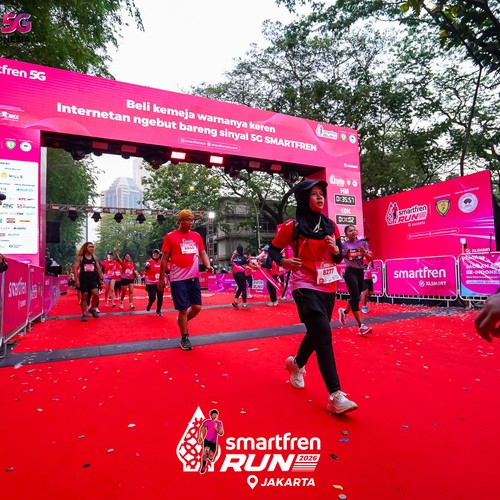 Race photo from SMARTFREN RUN 2026