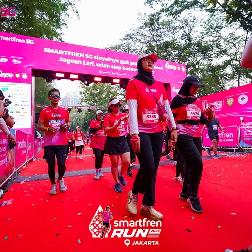 Race photo from SMARTFREN RUN 2026