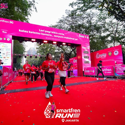 Race photo from SMARTFREN RUN 2026