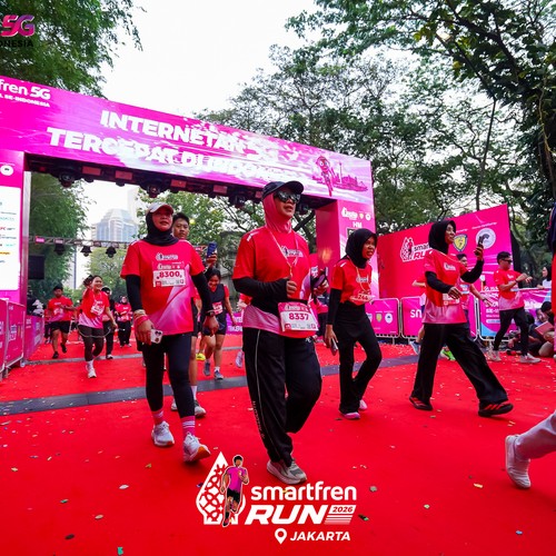 Race photo from SMARTFREN RUN 2026