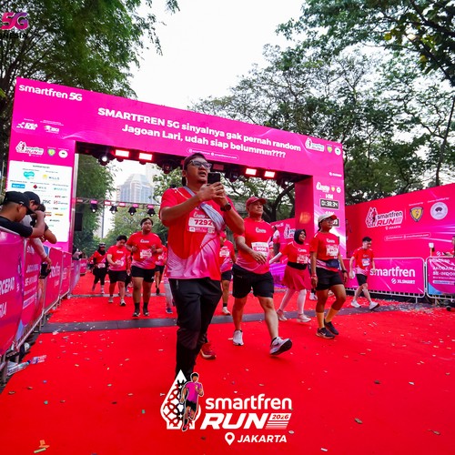 Race photo from SMARTFREN RUN 2026