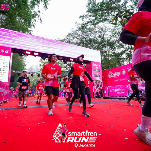 Race photo from SMARTFREN RUN 2026