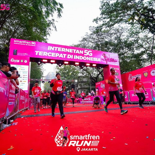 Race photo from SMARTFREN RUN 2026