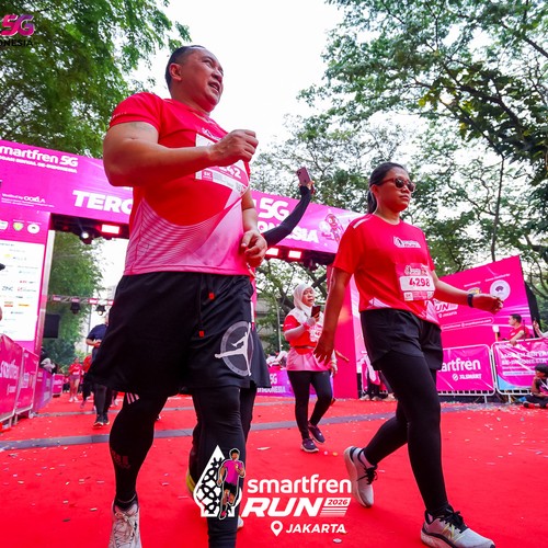 Race photo from SMARTFREN RUN 2026