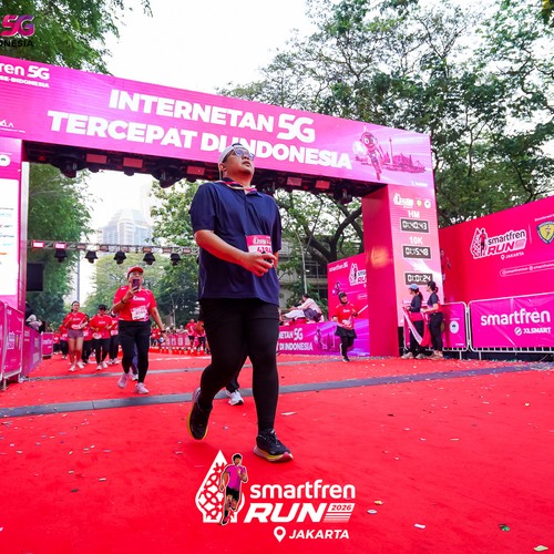 Race photo from SMARTFREN RUN 2026