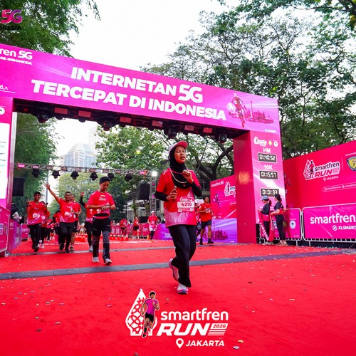 Race photo from SMARTFREN RUN 2026
