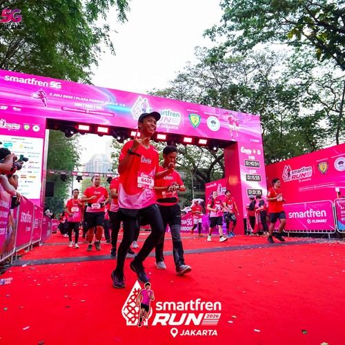 Race photo from SMARTFREN RUN 2026