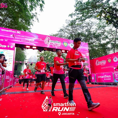 Race photo from SMARTFREN RUN 2026