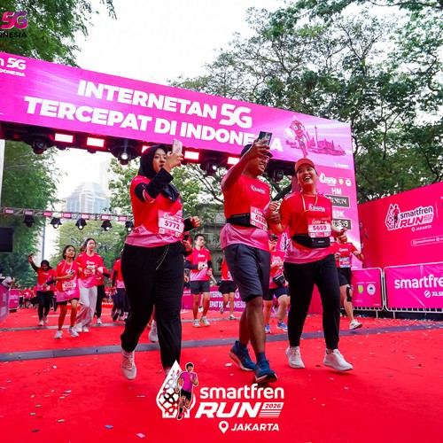 Race photo from SMARTFREN RUN 2026