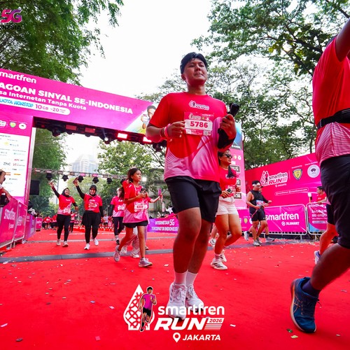 Race photo from SMARTFREN RUN 2026