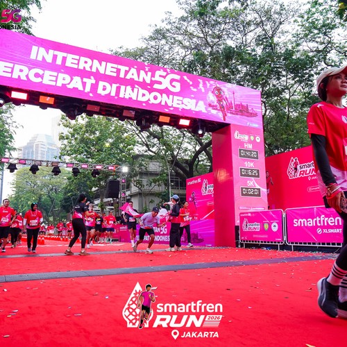 Race photo from SMARTFREN RUN 2026