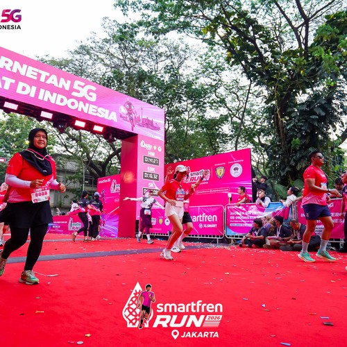 Race photo from SMARTFREN RUN 2026