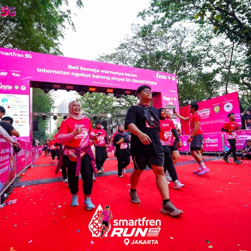 Race photo from SMARTFREN RUN 2026