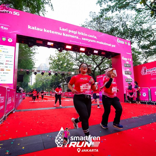 Race photo from SMARTFREN RUN 2026
