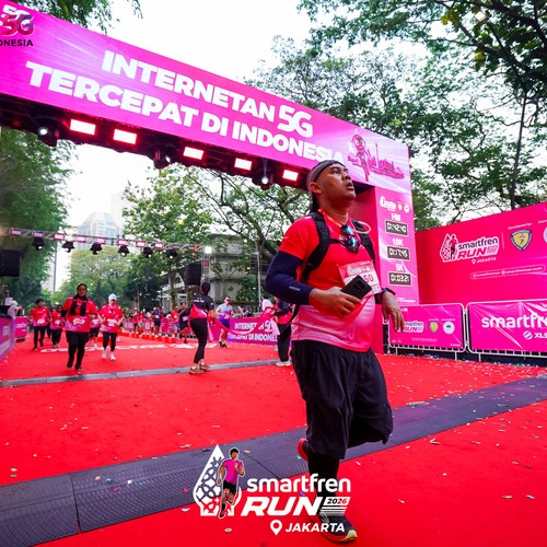 Race photo from SMARTFREN RUN 2026