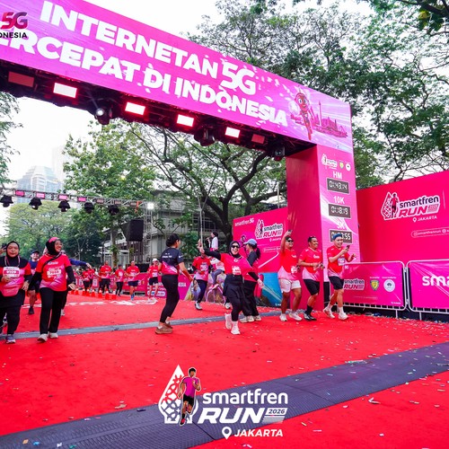 Race photo from SMARTFREN RUN 2026
