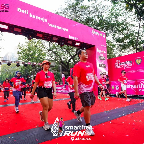Race photo from SMARTFREN RUN 2026