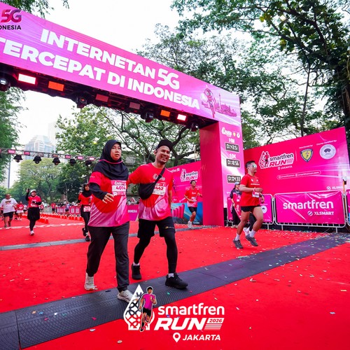 Race photo from SMARTFREN RUN 2026