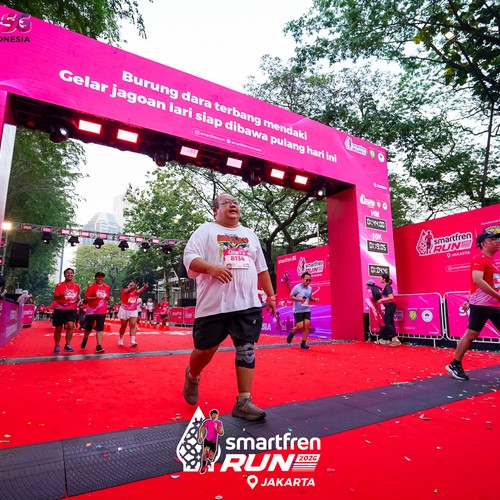 Race photo from SMARTFREN RUN 2026