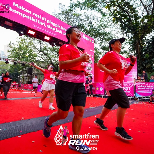 Race photo from SMARTFREN RUN 2026