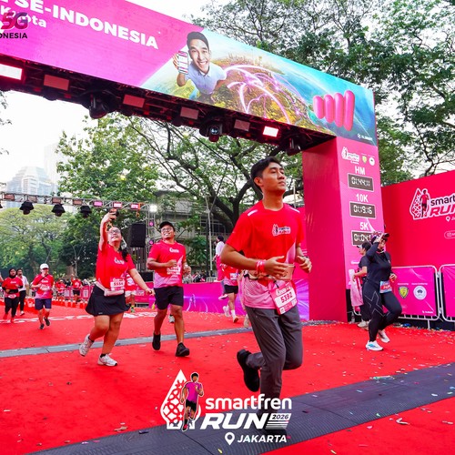 Race photo from SMARTFREN RUN 2026