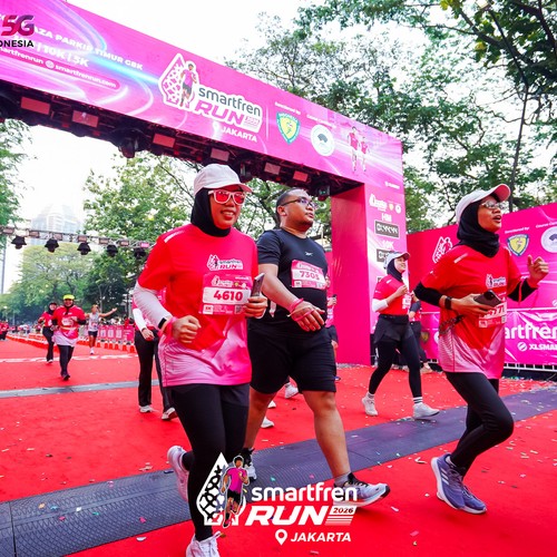 Race photo from SMARTFREN RUN 2026