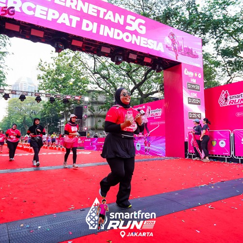 Race photo from SMARTFREN RUN 2026